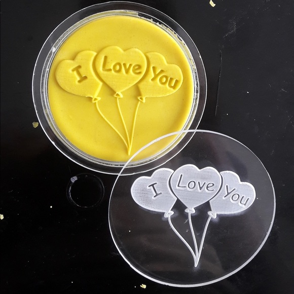 Special Mother's Day Acrylic Outbosser Fondant Stamps For Cakes & Cupcakes. - Picture 7 of 15